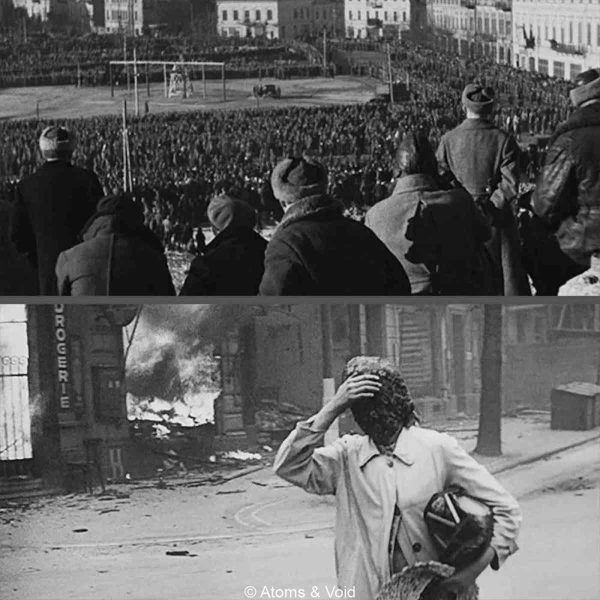 戦争における倫理観についての考察ドキュメンタリー『キエフ裁判』『破壊の自然史』、過去の戦争に眼差しを向け現代に警鐘を鳴らすウクライナ出身のセルゲイ・ロズニツァ監督の最新作2選。 連合軍による史上空前の大空爆とナチス・ドイツを断罪する軍事裁判の当時のフッテージを編集して提示するという独特のアーカイヴァル・ドキュメンタリーの手法で現代人の心へ揺さぶりをかける。 戦争を終結させるために多くの民間人を巻き込んだ大量無差別殺戮と戦後の軍事裁判での正当性から個人を極刑に処する倫理観。 ２作品を通して、人とは？ 戦争とは？ そして正義とは？を問う、27歳から映画の勉強を始めた遅咲きの監督セルゲイ・ロズニツァ、2020年に劇場公開された　ドキュメンタリーの3作品『アウステルリッツ』『粛清裁判』と『国葬』であり、アーカイヴ映像を編集して、観る者に問いかけるアーカイヴァル・ドキュメンタリストという印象が強い、第91回アカデミー賞外国語映画賞・ウクライナ代表に選出された劇映画『ドンパス』（2018年）も同じ年に日本で公開、心理サスペンス『霧の中』（2012年）でカンヌ国際映画祭・ある視点部門・監督賞と国際批評家連盟賞を受賞、『ジェントル・クリーチャー』（2017年）は、カンヌ国際映画祭・コンペ部門正式上映、ロシアによるウクライナ侵攻を鑑みてもウクライナ出身の映像作家によるこうした歴史上で起きてきた事象を検証しながら警鐘を鳴らし続ける映像作家活動は、現代社会において瞠目すべきこと、